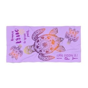 Lavender Love Beach Towel 30x60 I’d Paddle That!
